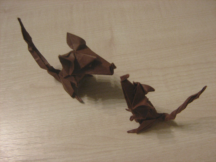 myšáci - obtížnost vhodná pro pokročilé origamisty